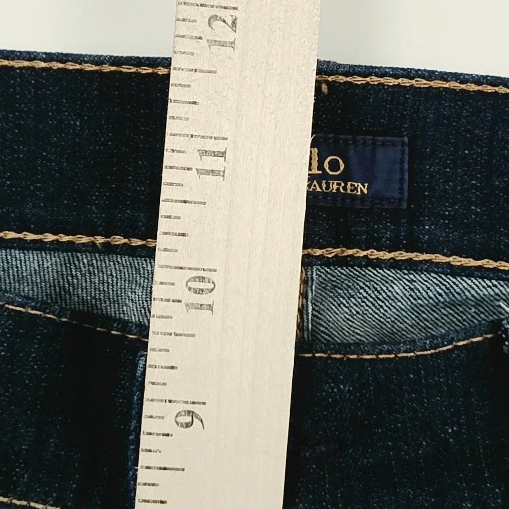 Polo Ralph Lauren Skinny Jeans Mens 33x31 Dark Indigo Quiet Luxury Casual Preppy